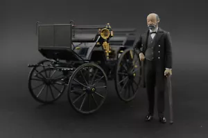 Gottlieb Daimler Figura para 1:18 CMC Mercedes Motorkutsche RARE! !! NO CAR !! - Imagen 1 de 9