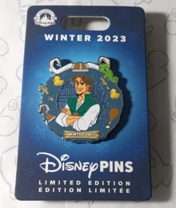 Flynn and Pascal Tangled Winter Wreath 2023 Disney Pin 160705 - Picture 1 of 3