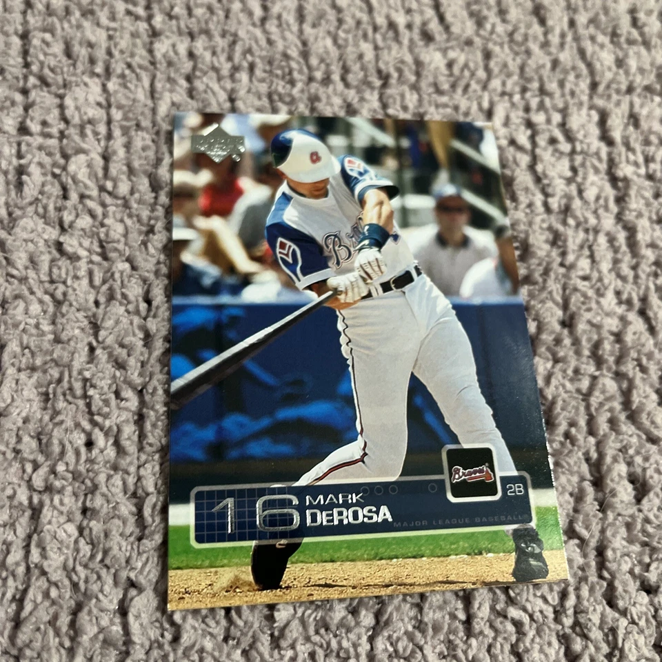 2003 Upper Deck Series 2 Atlanta Braves Baseball Card #389 Mark DeRosa - Image 1 of 1