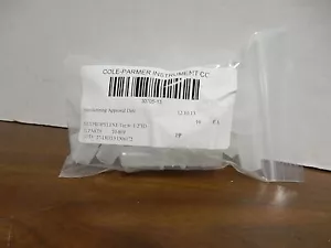 CONECTOR DE CAMISETA DE PÚAS COLE PARMER 30705 POLIETILENO, PAQUETE DE 1/2" 10 NUEVO - Imagen 1 de 2
