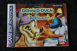 Donald Duck GBA Manual AGB-ADKP-EUR - Imagen 1 de 1