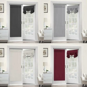 2 Paneles Cortinas Puerta Francesa Patio Ventana Cortina Apagón Privacidad Patio Cortinas - Imagen 1 de 28