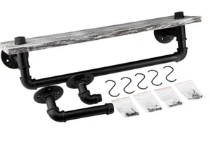 3 Piece Bathroom Accessory Set, New, Industrial look - Picture 1 of 8