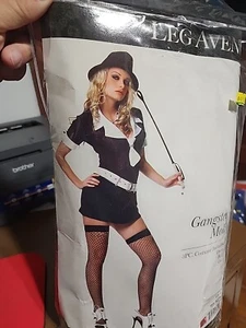 XX 83079 Gangster Moll Dress Woman Costume Leg Avenue - Picture 1 of 1