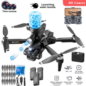 K11 Max 1080P HD Drone Brushless Firing Water Bombs Quadcopter with 3 Batteries - Picture 1 of 14