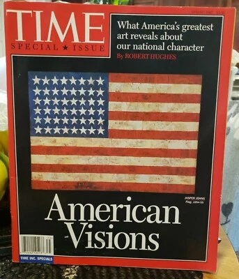 Time Magazine Spring 1997 American Visions Flag Art Special Edition Vintage - Image 1 of 2
