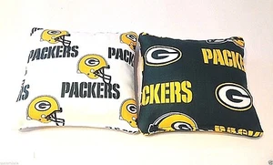 GREEN BAY PACKERS CORNHOLE SITZSÄCKE WERFEN SPIEL 8ER SET KOSTENLOSER VERSAND MAISLOCH - Bild 1 von 1