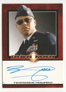TERRENCE HOWARD 2008 RITTENHOUSE MARVEL IRON MAN AUTOGRAPH AUTO JAMES RHODES SP - Picture 1 of 2