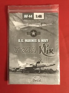 Isra Decal IAF-44 US MARINES & NAVY F-21A Kfir - Picture 1 of 9