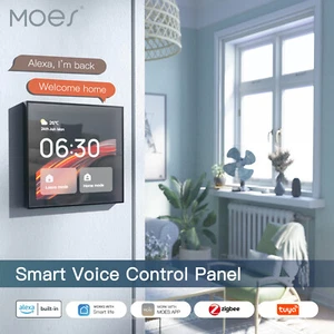 MOES Tuya ZigBee Center Control Panel Gateway BUILD IN Alexa Stimmenkontrolle - Bild 1 von 19