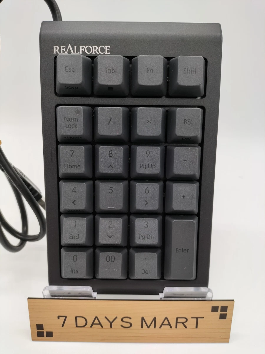 東プレ REALFORCE 23UB WC01B0 Topre Realforce 23UB Tenkeyless Keypad WC01B0 Cable USB Black | eBay
