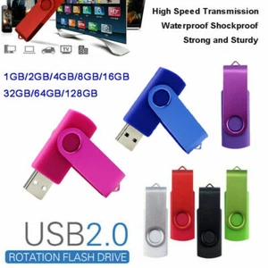 USB 2.0 Flash Drive 128GB 64GB 32GB 16GB Storage Memory Stick U Disk Pen drive - Picture 1 of 19