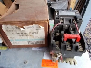 Square D 8536 SCO3 NEMA Size 1 Motor Starter - Picture 1 of 2