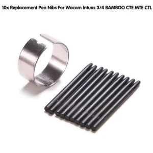 10x Replacement Stylus Pen Nibs For Wacom Intuos 3/4 BAMBOO CTE MTE CTL CTH AE - Bild 1 von 4