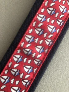 VINEYARD VINES EUC Sailboats Ribbon Golf Belt Belt 32 - Picture 1 of 10