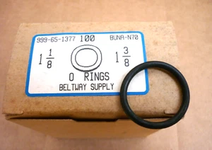 O-Ring Seals 1 1/8" x 1 3/8" Buna-N70, P/N 999-65-1377 (Box of 100) - Bild 1 von 7