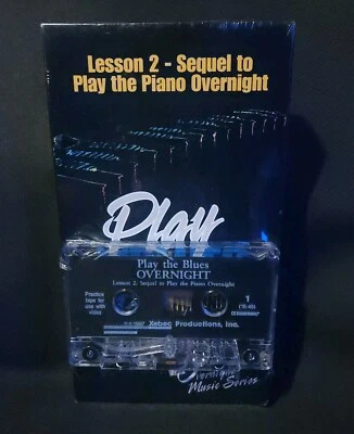 The Overnight Music Series  (VHS, 1987)  & Cassette Tape Lesson 2 Play The Blues - Image 1 of 4