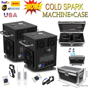 2X 700W Cold Spark Machine DMX Show Wedding Firework Stage Effect Remote - Picture 1 of 14