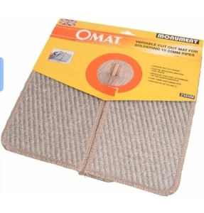 Monument OMAT 15mm-22mm Pipe Brazing/Soldering Safety Mat MON2355 - Picture 1 of 4