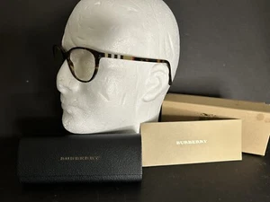 Burberry BE2172 3002 Dark Havana Cat Eye Women's Eyeglasses Case Box Italy - Picture 1 of 9