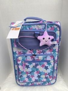 CRCKT Kids Rolling Suitcase -18" Girls Carry On Luggage W/ Multiple Pockets