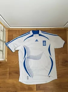 Camiseta deportiva local del equipo de fútbol de Grecia 2006/08 Adidas 740127 talla L grande - Imagen 1 de 6