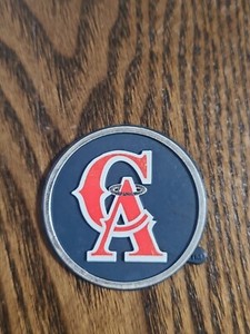 CALIFORNIA ANGELS Vintage MLB RUBBER Baseball FRIDGE MAGNET Standings Board 1992