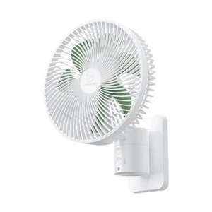 Ventilador pequeño montado en la pared de 8 pulgadas con control remoto, AC/DC (12V), 90° oscilante... - Imagen 1 de 7