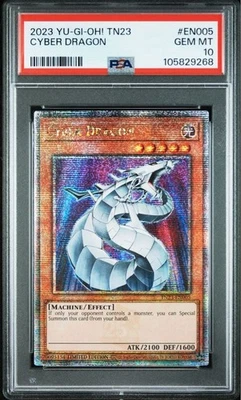 [PSA10] 2023 Yu-Gi-Oh! ENGLISH TN23-EN005 CYBER DRAGON - Image 1 of 2