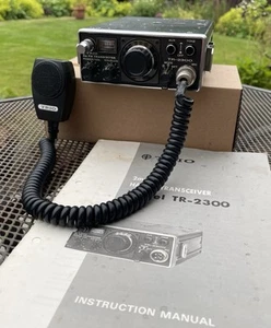 Trio TR-2300 Portable FM Transceiver 2m with Original Instruction Manual & Mic - Picture 1 of 4