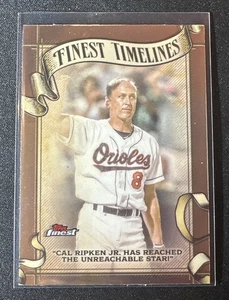 Cal Ripken Jr - 2025 Topps Finest Baseball #FT-14 - Finest Timelines - Orioles - Bild 1 von 3