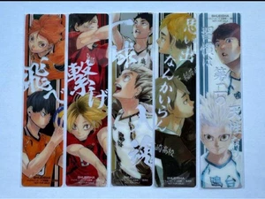 Haikyu Volume 41 Bookstore Purchase Bonus Clear Bookmarks Set Of 5 Types - Picture 1 of 6