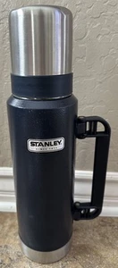 Blue STANLEY Insulated Stainless Steel 1.4 Quart Bottle 12546-1 w/ fold handle - Picture 1 of 5