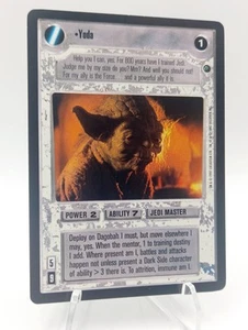 Rare Star Wars SWCCG CCG Yoda Dagobah Limited BB Decipher 1997 Card - Picture 1 of 6
