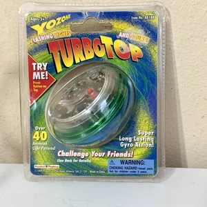 Yozone Turbo Top Blinklicht Sound 1999 Vintage Spielzeug Kreisel Action 88188 Y2K - Bild 1 von 3