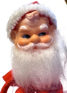 Vintage Santa Elfe Knie Umarmung Regal Sitter MCM Weihnachten Puppe Ornament - Bild 1 von 8