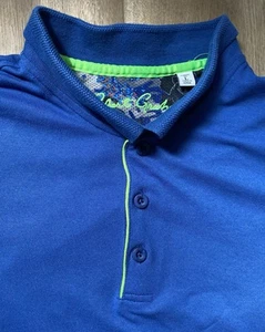 Robert Graham blue polo shirt men’s large - Picture 1 of 2