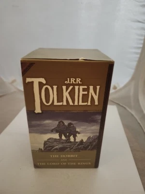 VTG J.R.R. Tolkien Box Set 4 Books The Hobbit & Lord of The Rings - Image 1 of 4