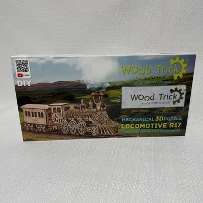Locomotora rompecabezas mecánica 3D Wood Trick R17 - Nueva caja abierta Foto 1 de 4