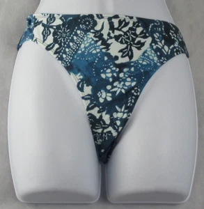 Lauren Ralph Lauren Women's Hipster Bikini Bottom Swimsuit, Blue Multi, Size 8 - Picture 1 of 4