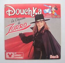 Disque vinyle 45T générique la chanson de Zorro par Douchka Le Disney Channel