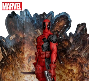 McFarlane Marvel Deadpool 1:10Scale  Collectible With Scene The New Mutants #98 - Picture 1 of 13