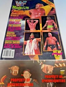 RARO! HULK HOGAN RIVISTA VINTAGE FIRMATA WWE WWF CON PROVA CON GARANZIA CAA PSA JSA - Foto 1 di 4