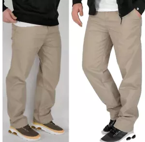 Adidas Originals Regular Pant Herren Chino Hose Jeans sand khaki beige XS S M L - Picture 1 of 9