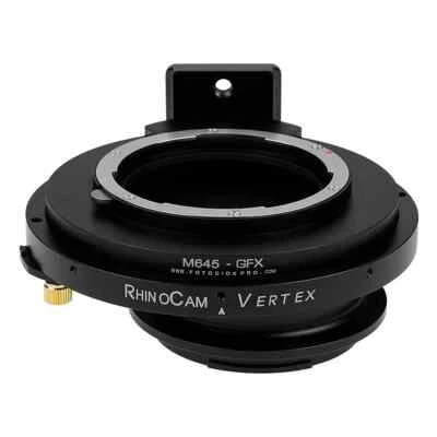 Fotodiox Rhinocam Vertex Rotating Lens Adapter Mamiya 645 Lens To Fuji GFX - Image 1 of 4