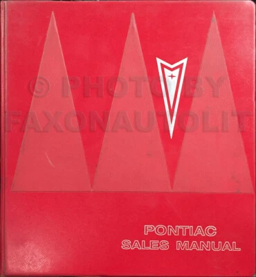1966 Pontiac Sales Manual Dealer Álbum GTO Bonneville Grand Prix Catalina Etc. - Imagem 1 de 4