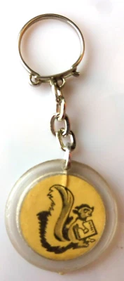 PORTE CLES  KEYCHAIN - CAISSE D'EPARGNE COMPIEGNE RECTO-VERSO NOIR - Photo 1/2