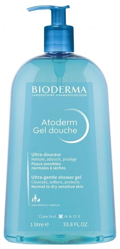 Bioderma Atoderm Shower Gel LARGE 1L bottle 1000ml FREE P&P