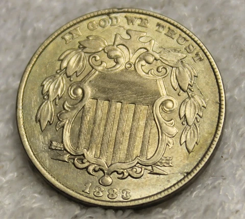 shield nickel 1883 Cover