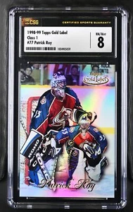 2023 Topps Athletes Unlimited Patrick Roy #77 Class 1 Hockey CGC 8 - Picture 1 of 2